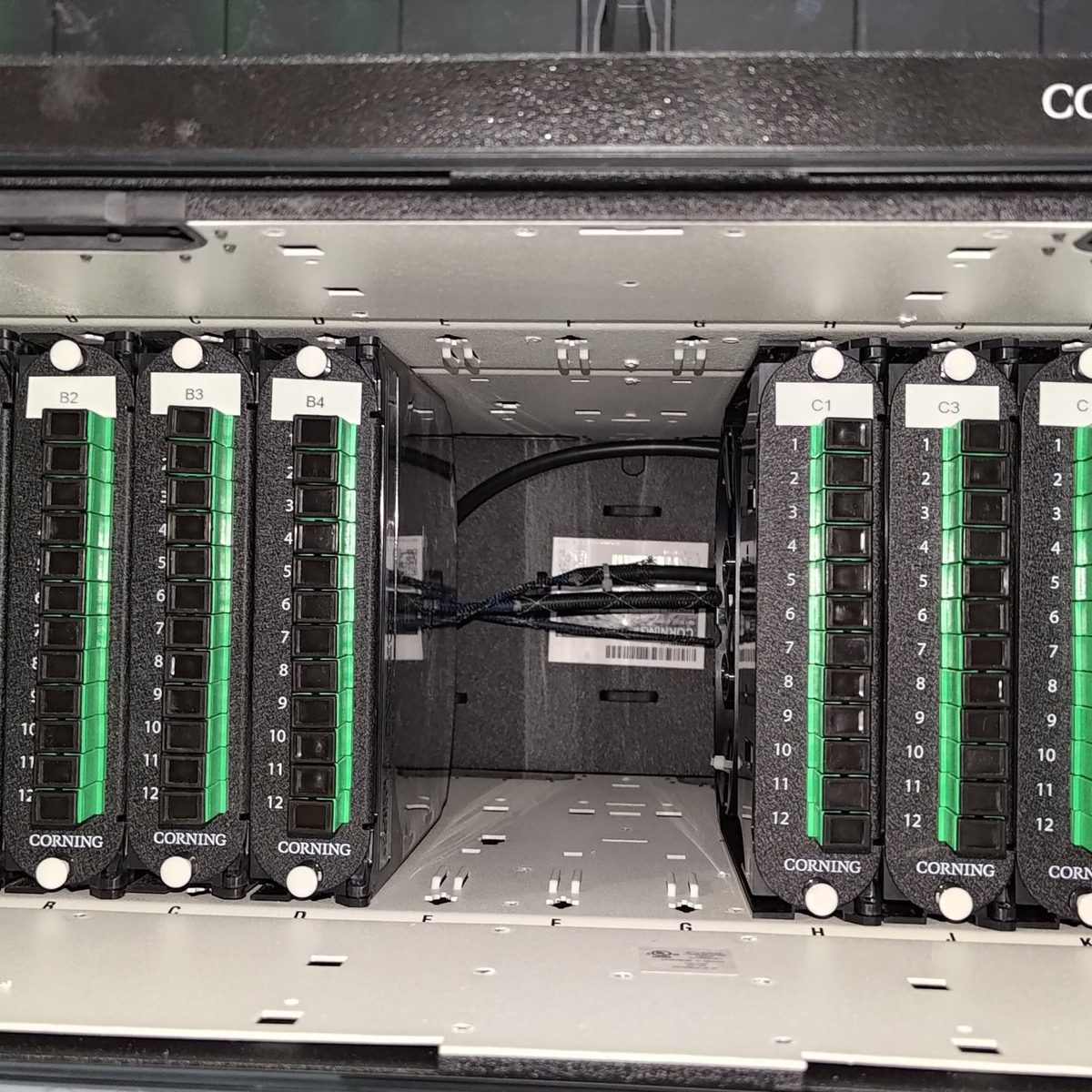 Distribuidor de fibra óptica Corning
